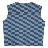Veste femme Santa Cruz Classic Label Vest Blue Wave Check