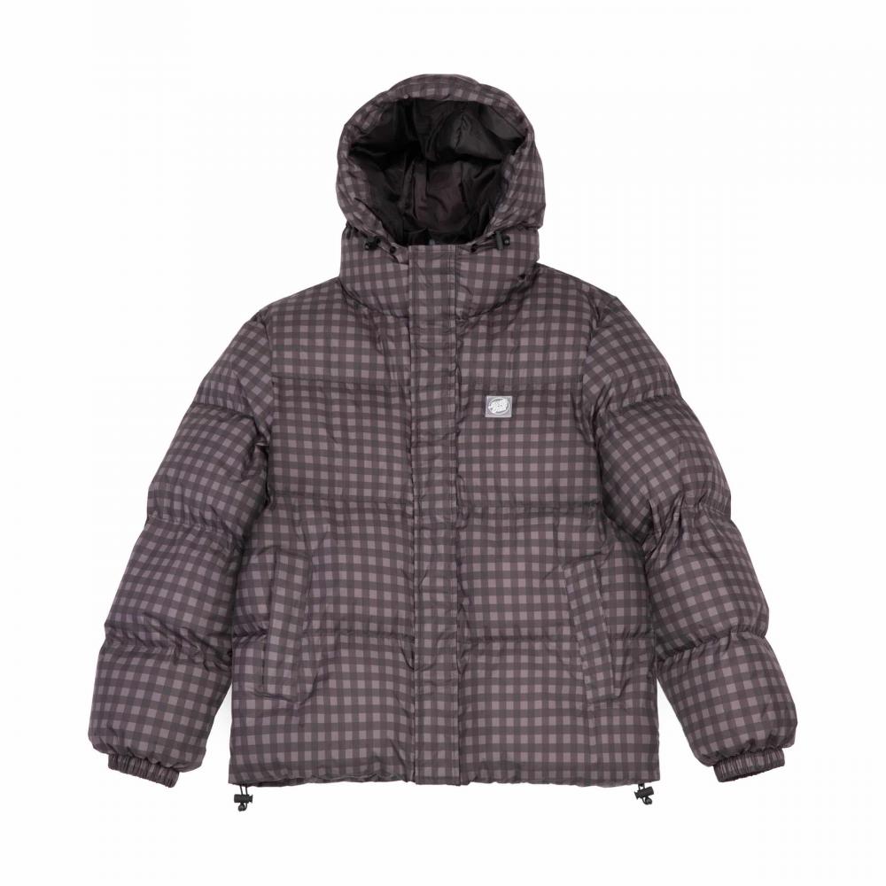 Veste femme Santa Cruz Opus Dot Quilted Brown Gingham