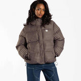Veste femme Santa Cruz Opus Dot Quilted Brown Gingham