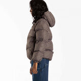 Veste femme Santa Cruz Opus Dot Quilted Brown Gingham