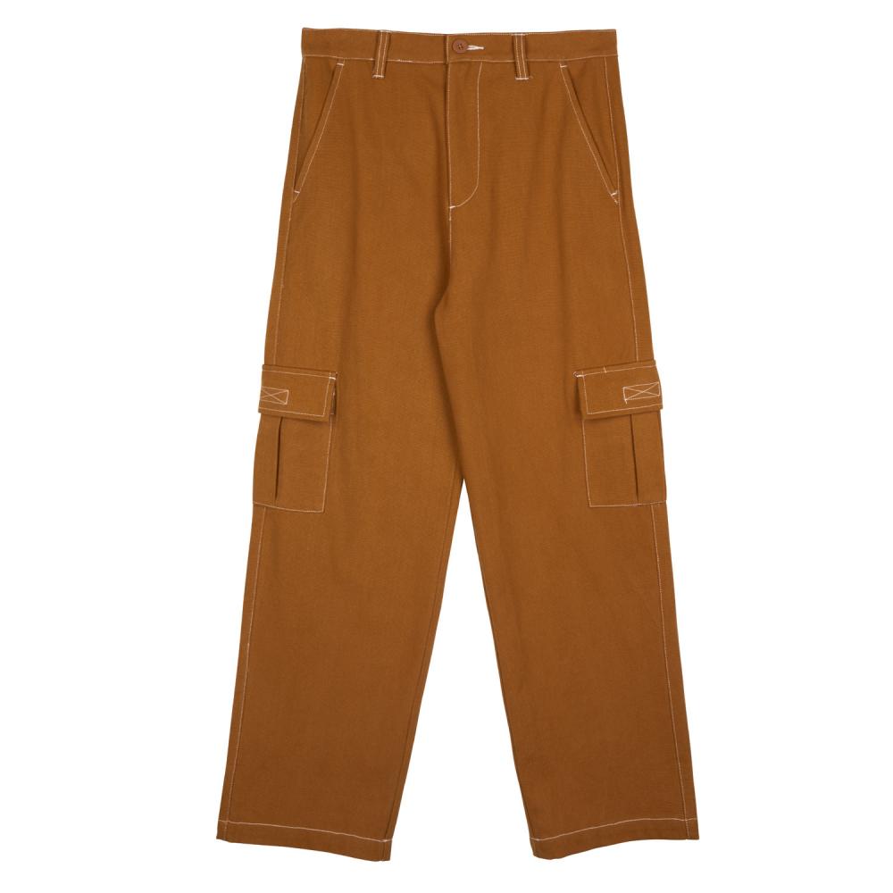 Pantalon femme Santa Cruz Nolan Cargo Slouch Tan / White Stitch