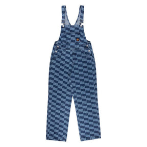 Pantalon femme Santa Cruz Classic Label Dungarees Blue Wave Check