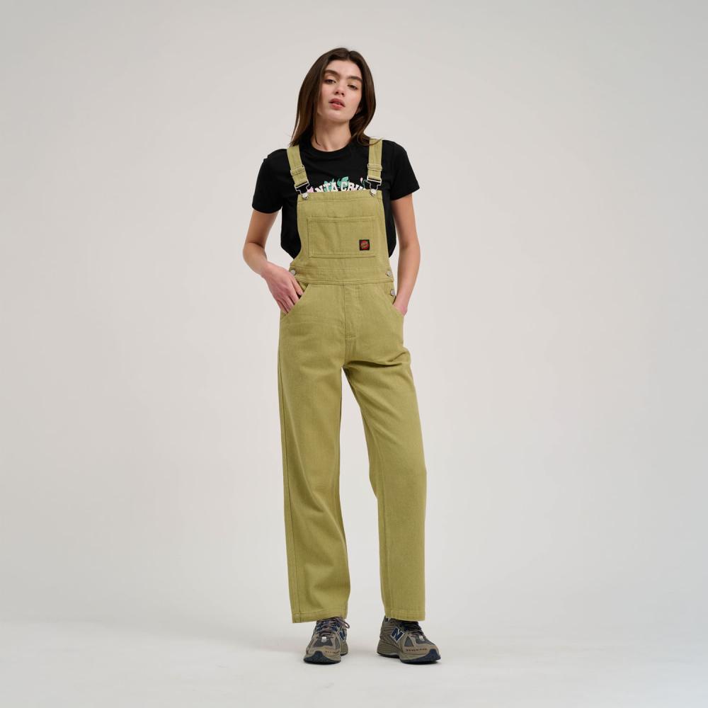 Pantalon femme Santa Cruz Classic Label Dungarees Light Khaki