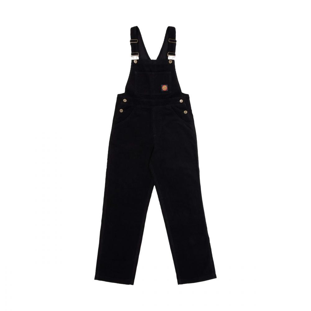 Pantalon femme Santa Cruz Classic Label Dungarees Black Cord