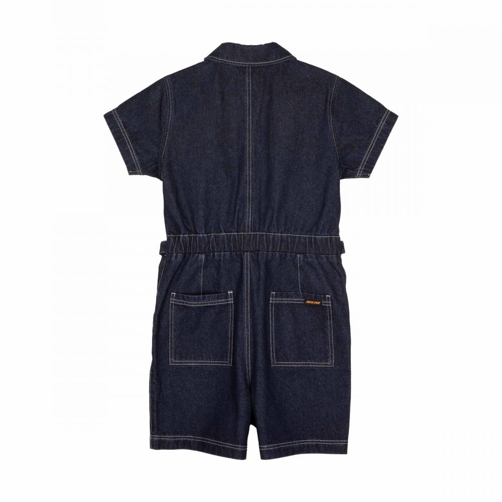 Pantalon femme Santa Cruz Line Up Utility Playsuit Dark Denim