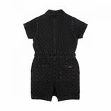 Pantalon femme Santa Cruz Line Up Utility Playsuit Black Wash Check