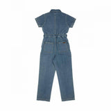 Pantalon femme Santa Cruz Line Up Utility Jumpsuit Light Blue Stripe
