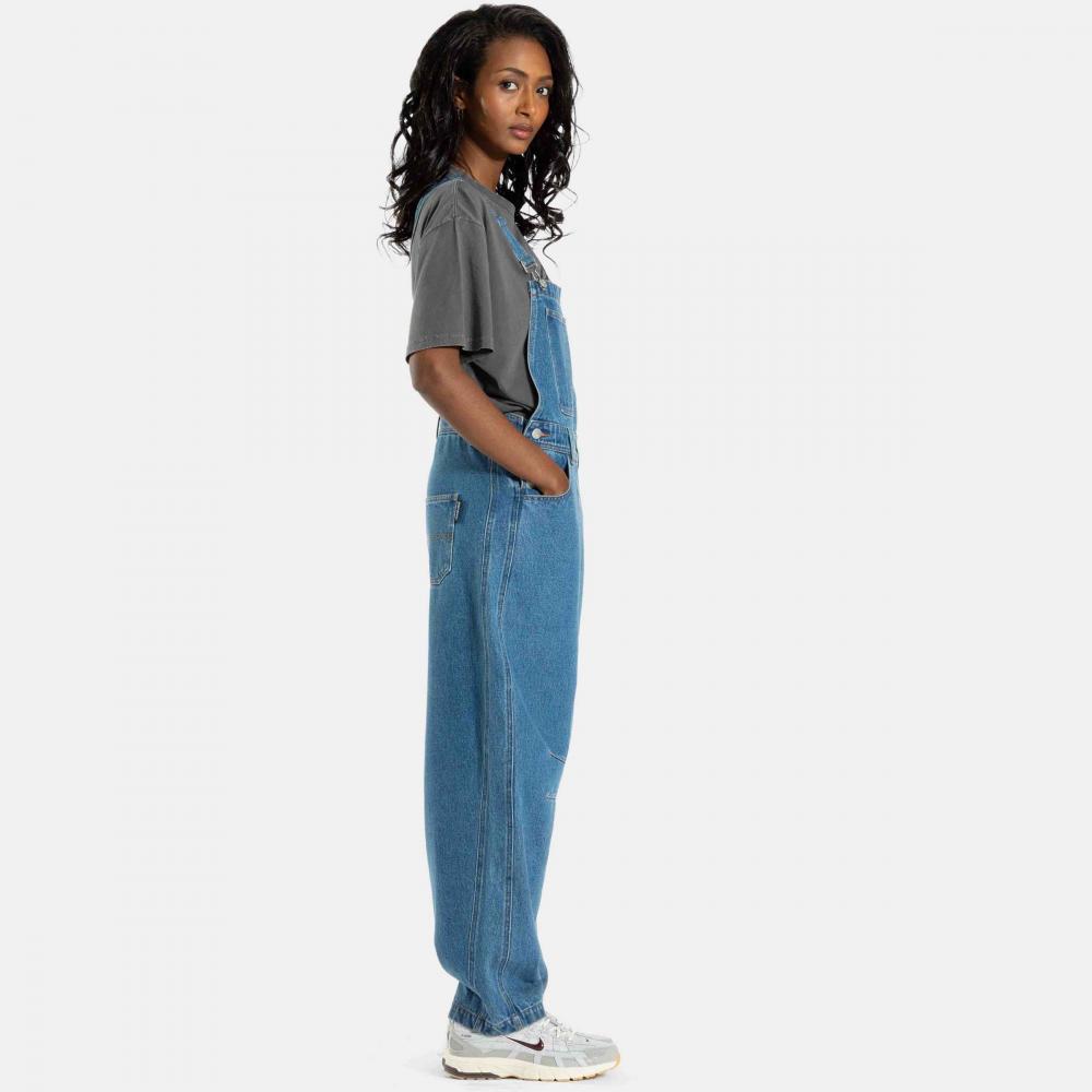 Pantalon femme Santa Cruz Opus Dot Barrel Dungarees Light Blue