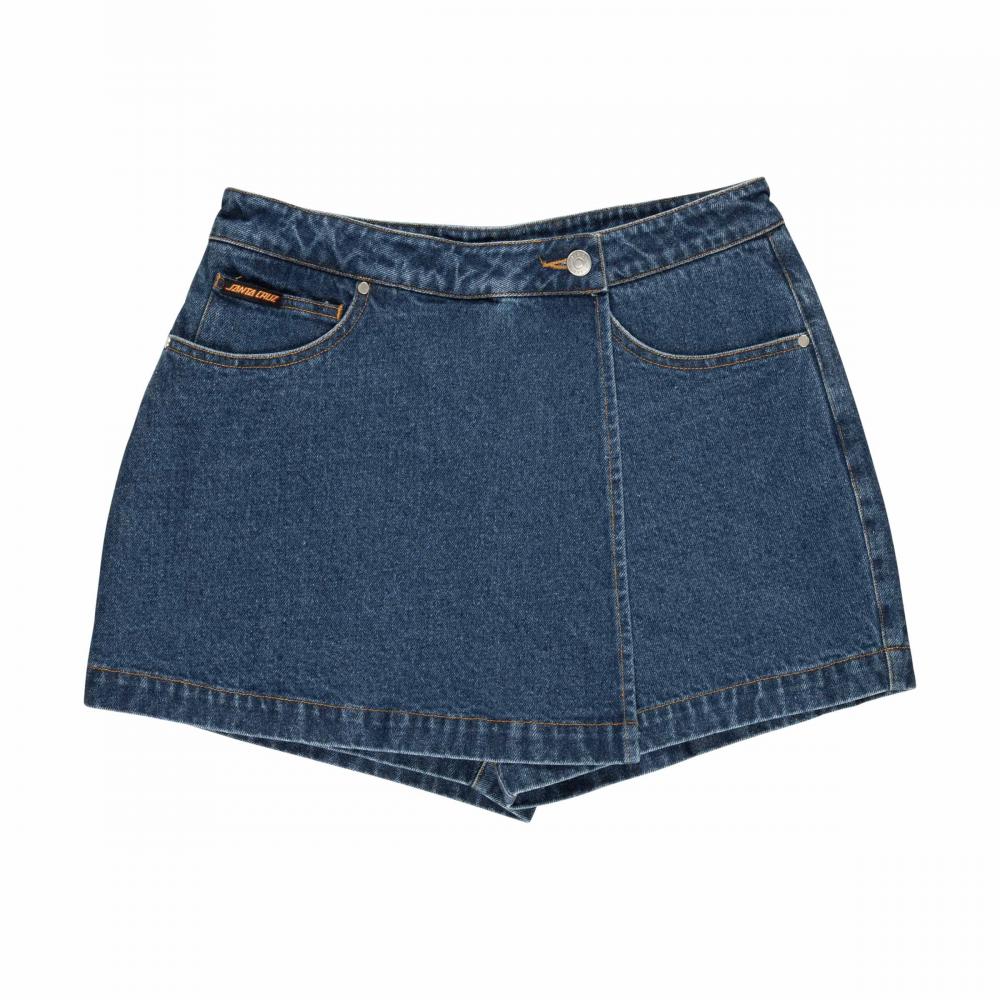 Short femme Santa Cruz Classic Label Skort Classic Blue