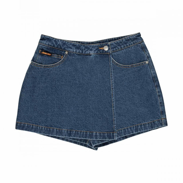 Short femme Santa Cruz Classic Label Skort Classic Blue
