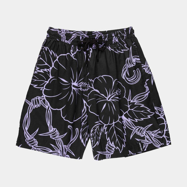 Short femme Santa Cruz Mono Cabana Black / Lavender