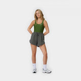 Short femme Santa Cruz Groovy Stack Grey Wash