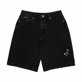 Short femme Santa Cruz Split Sun Black Wash Check