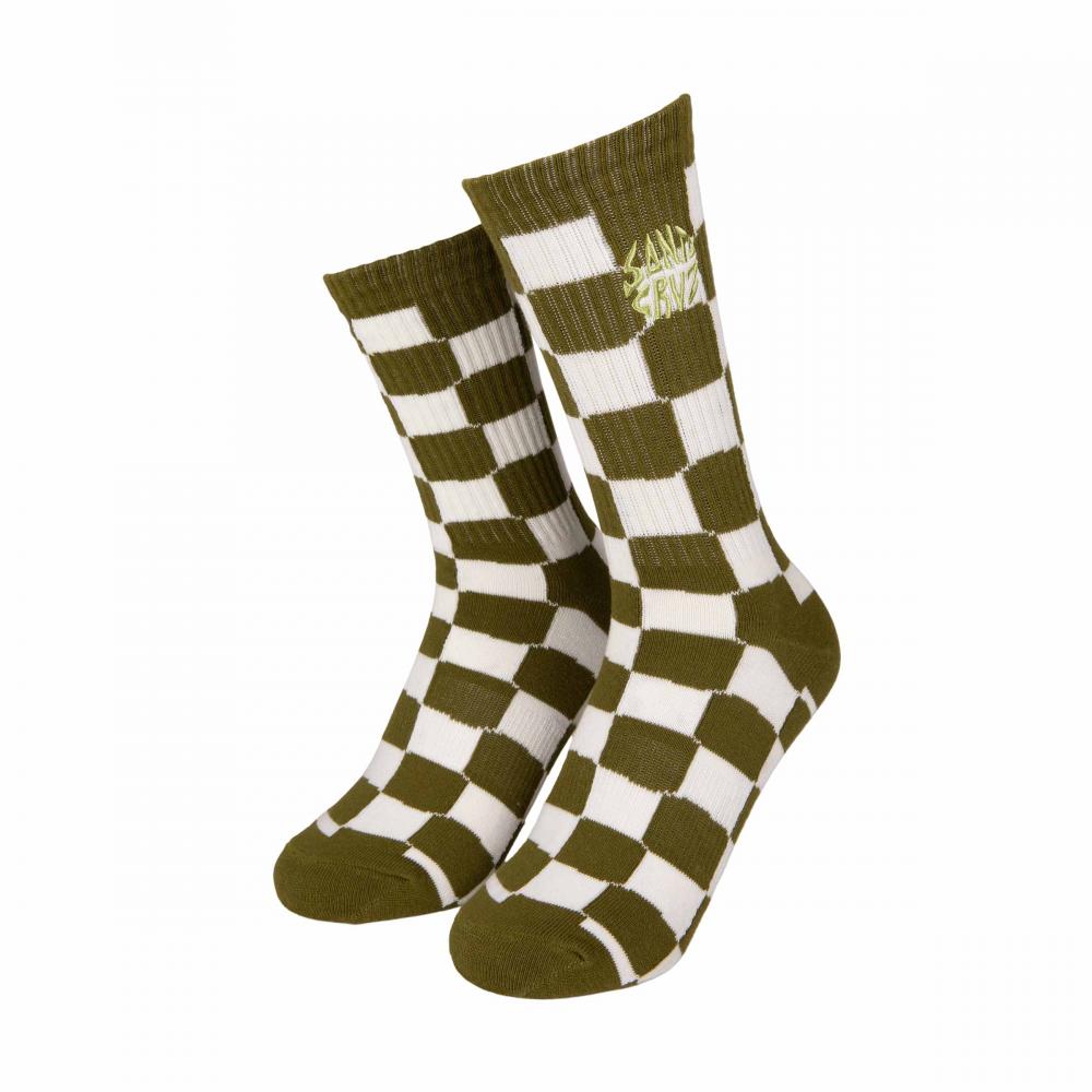 Chaussettes femme Santa Cruz Daze Check (lot de 2) Purple / Green Check
