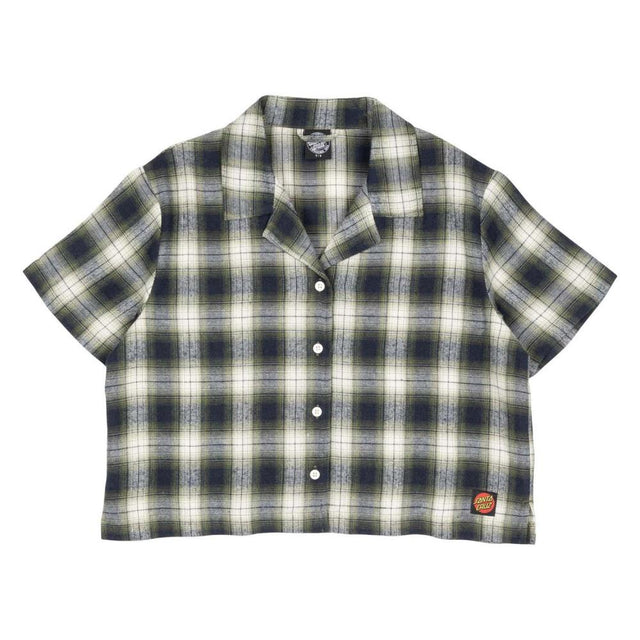 Chemise femme Santa Cruz Classic Check Crop Navy / Green Check