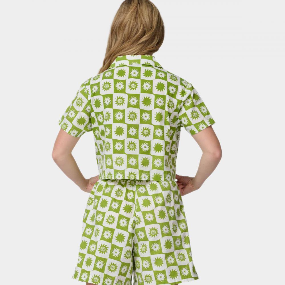 Chemise femme Santa Cruz Sun Daze Green Sun Daze