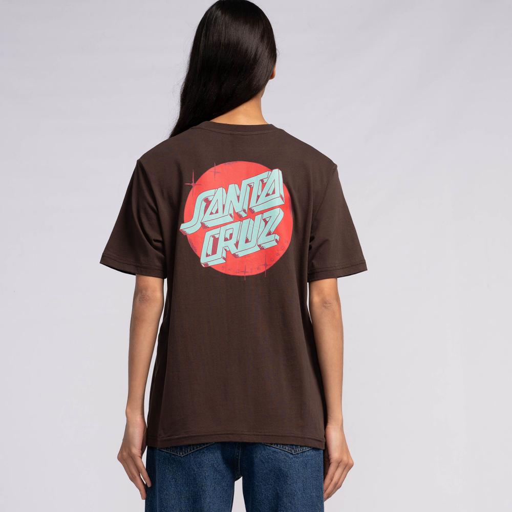 Tee-shirt femme Santa Cruz Scrawl Dot Ground Coffee