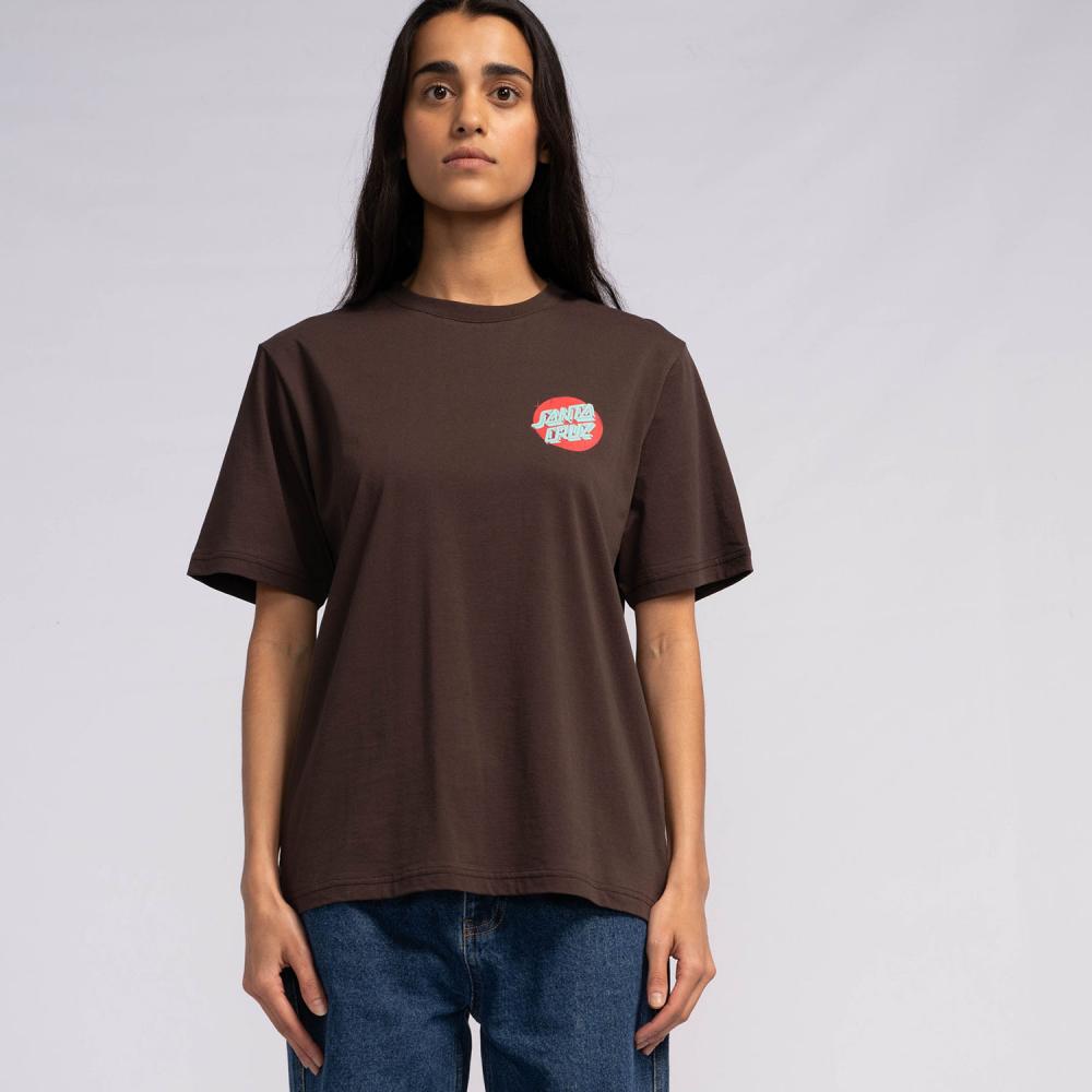 Tee-shirt femme Santa Cruz Scrawl Dot Ground Coffee