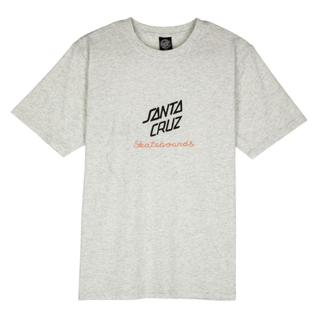 Tee-shirt femme Santa Cruz Singular Script Center Athletic Heather