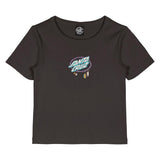 Tee-shirt femme Santa Cruz Barbed Oval Dot Front Ground Coffee