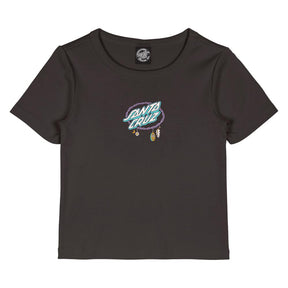 Tee-shirt femme Santa Cruz Barbed Oval Dot Front Ground Coffee