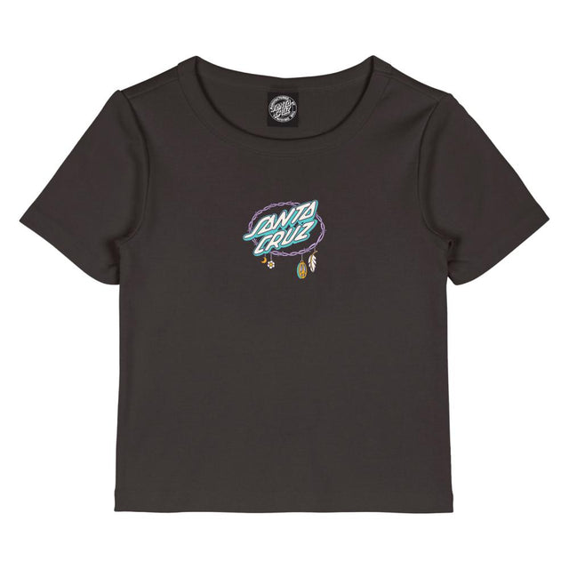 Tee-shirt femme Santa Cruz Barbed Oval Dot Front Ground Coffee