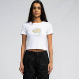 Tee-shirt femme Santa Cruz Barbed Oval Dot Front White