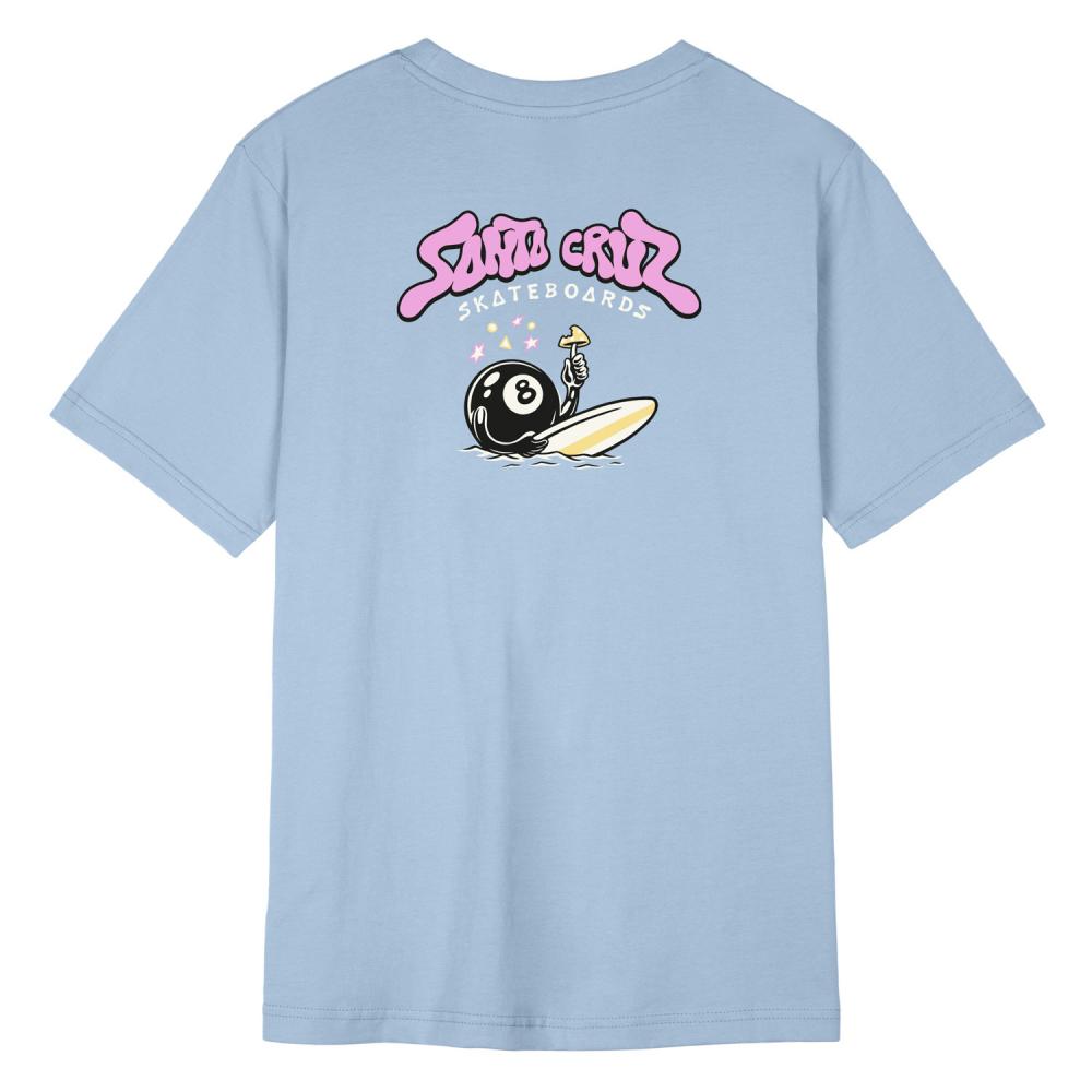 Tee-shirt femme Santa Cruz Winkowski 8Baller Surf Fresh Blue