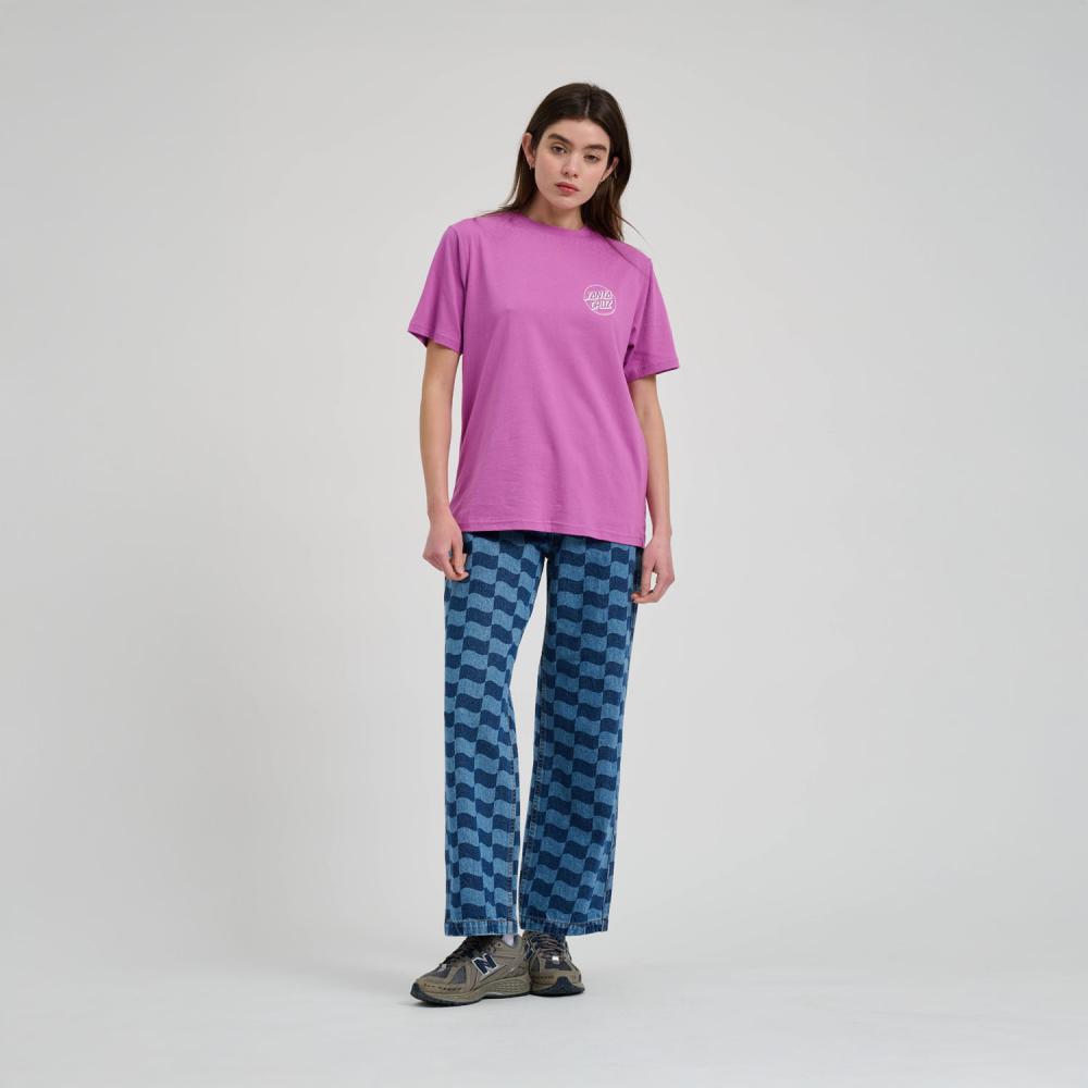 Tee-shirt femme Santa Cruz Partial Dot Hyper Violet