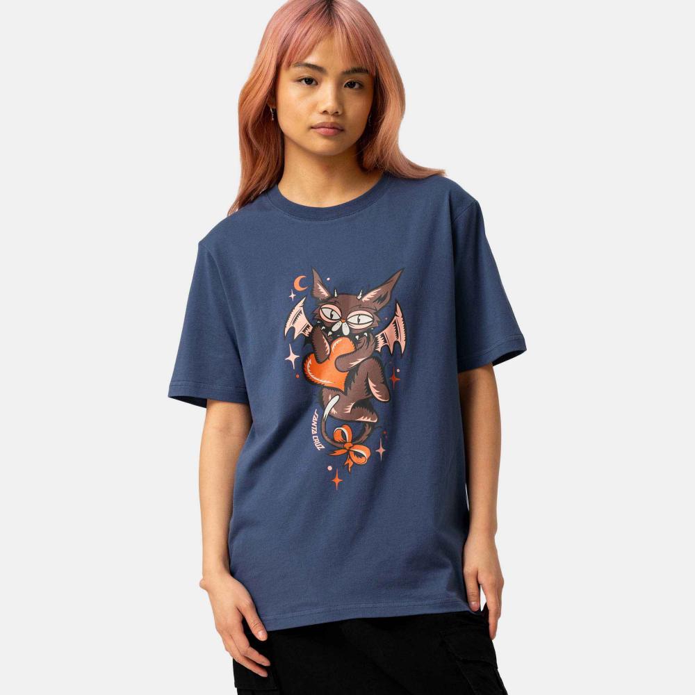 Tee-shirt femme Santa Cruz Night Critter Front Heritage Blue