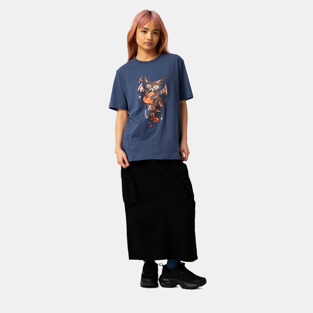Tee-shirt femme Santa Cruz Night Critter Front Heritage Blue