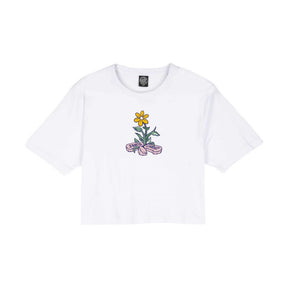 Tee-shirt femme Santa Cruz Flourish White