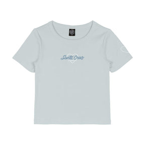 Tee-shirt femme Santa Cruz Love Script Front Mist