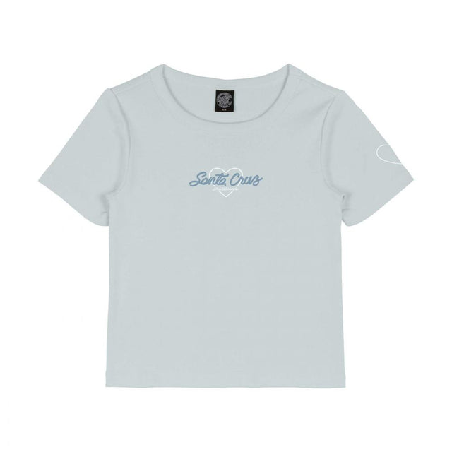 Tee-shirt femme Santa Cruz Love Script Front Mist