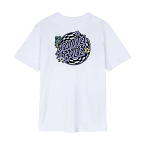 Tee-shirt femme Santa Cruz Field Check Dot White