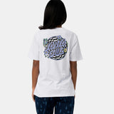 Tee-shirt femme Santa Cruz Field Check Dot White
