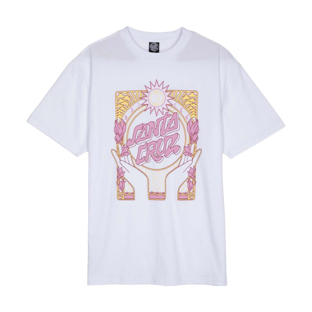Tee-shirt femme Santa Cruz SC Nouveau Front White
