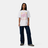 Tee-shirt femme Santa Cruz SC Nouveau Front White