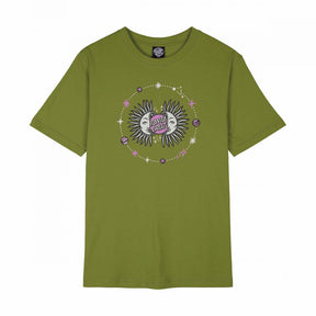 Tee-shirt femme Santa Cruz Split Sun Orbit Pesto