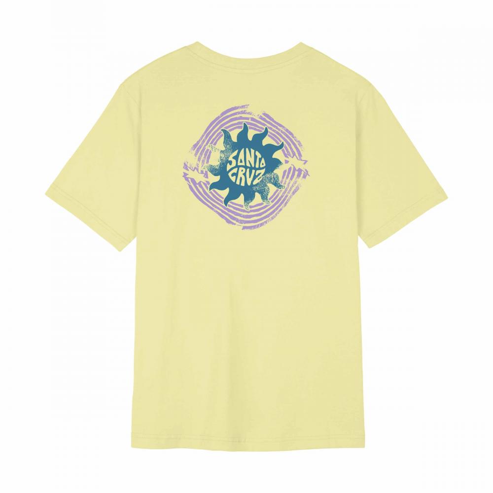 Tee-shirt femme Santa Cruz Sun Daze Celestial Yellow
