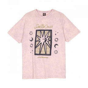 Tee-shirt femme Santa Cruz Sun Stamp Script Lilac Acid Wash