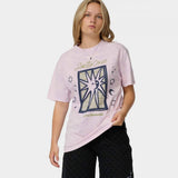 Tee-shirt femme Santa Cruz Sun Stamp Script Lilac Acid Wash