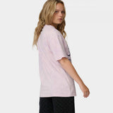 Tee-shirt femme Santa Cruz Sun Stamp Script Lilac Acid Wash