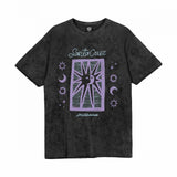 Tee-shirt femme Santa Cruz Sun Stamp Script Charcoal Acid Wash