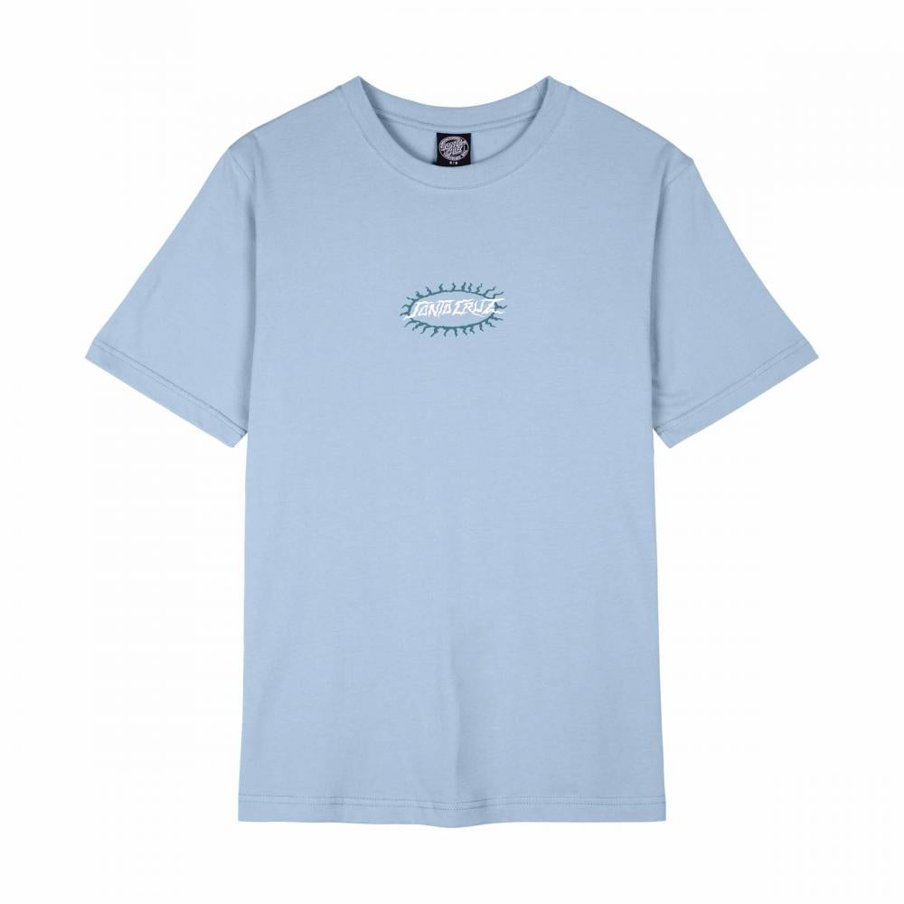 Tee-shirt femme Santa Cruz Acid Oval Dot Blue Aura