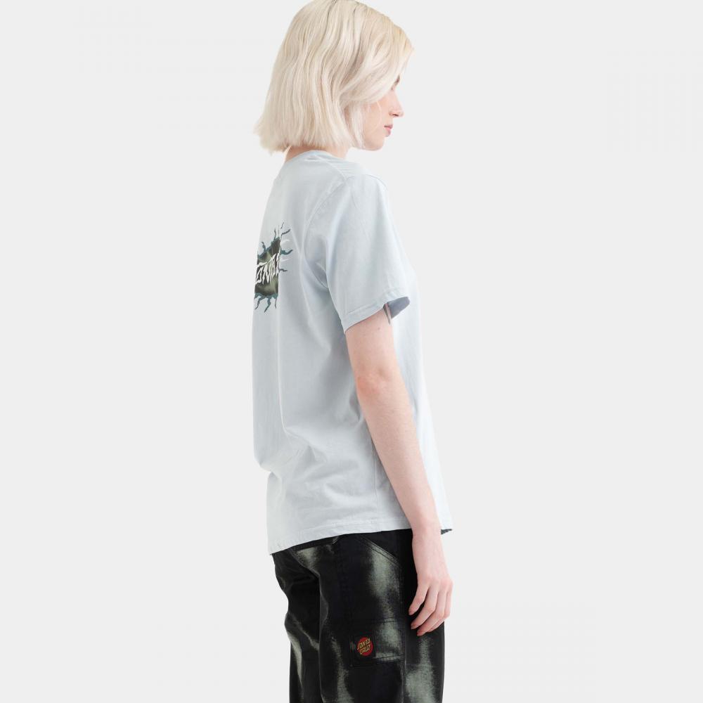 Tee-shirt femme Santa Cruz Acid Oval Dot Blue Aura
