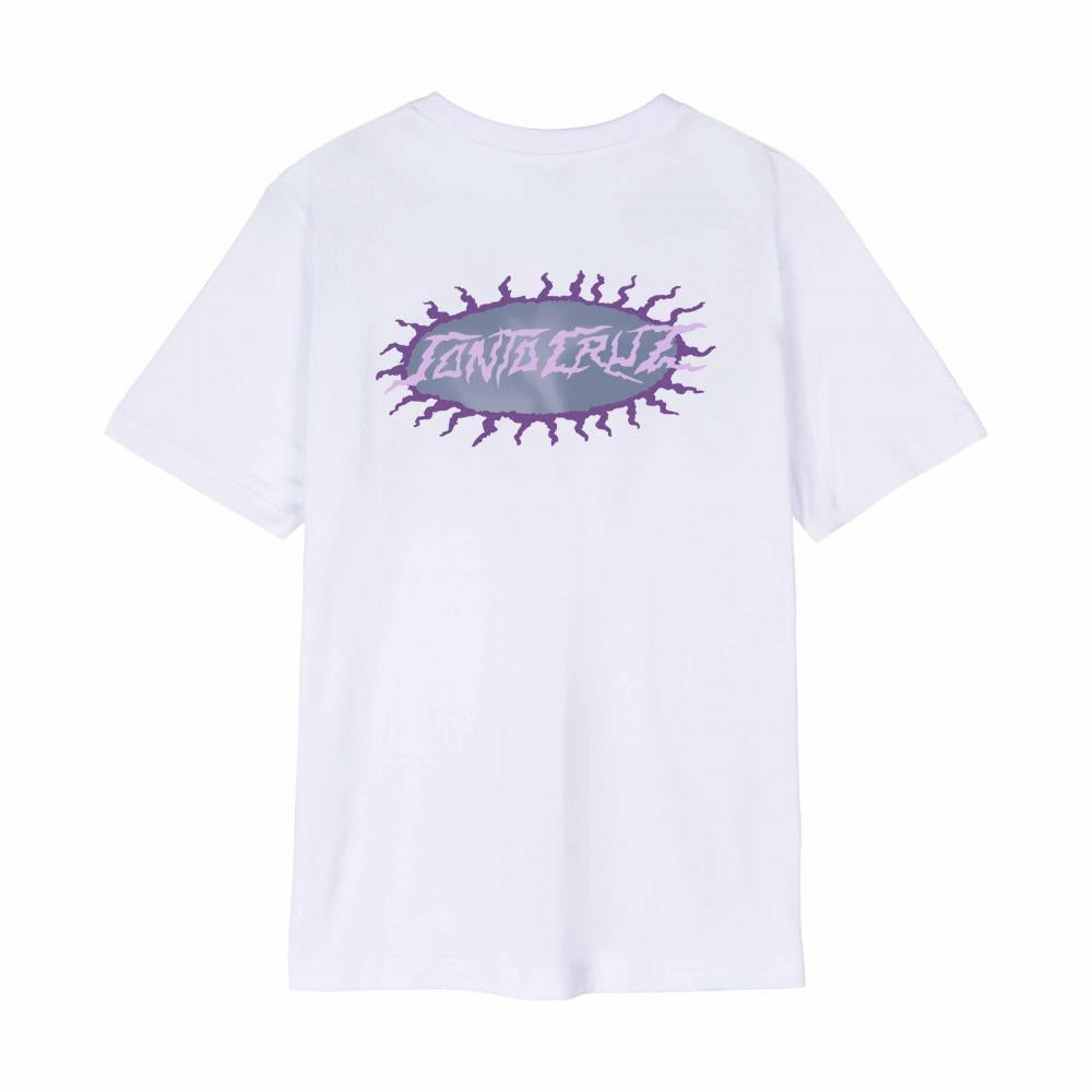 Tee-shirt femme Santa Cruz Acid Oval Dot White