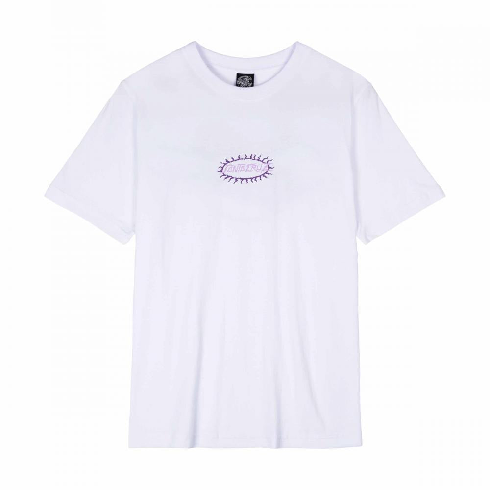 Tee-shirt femme Santa Cruz Acid Oval Dot White