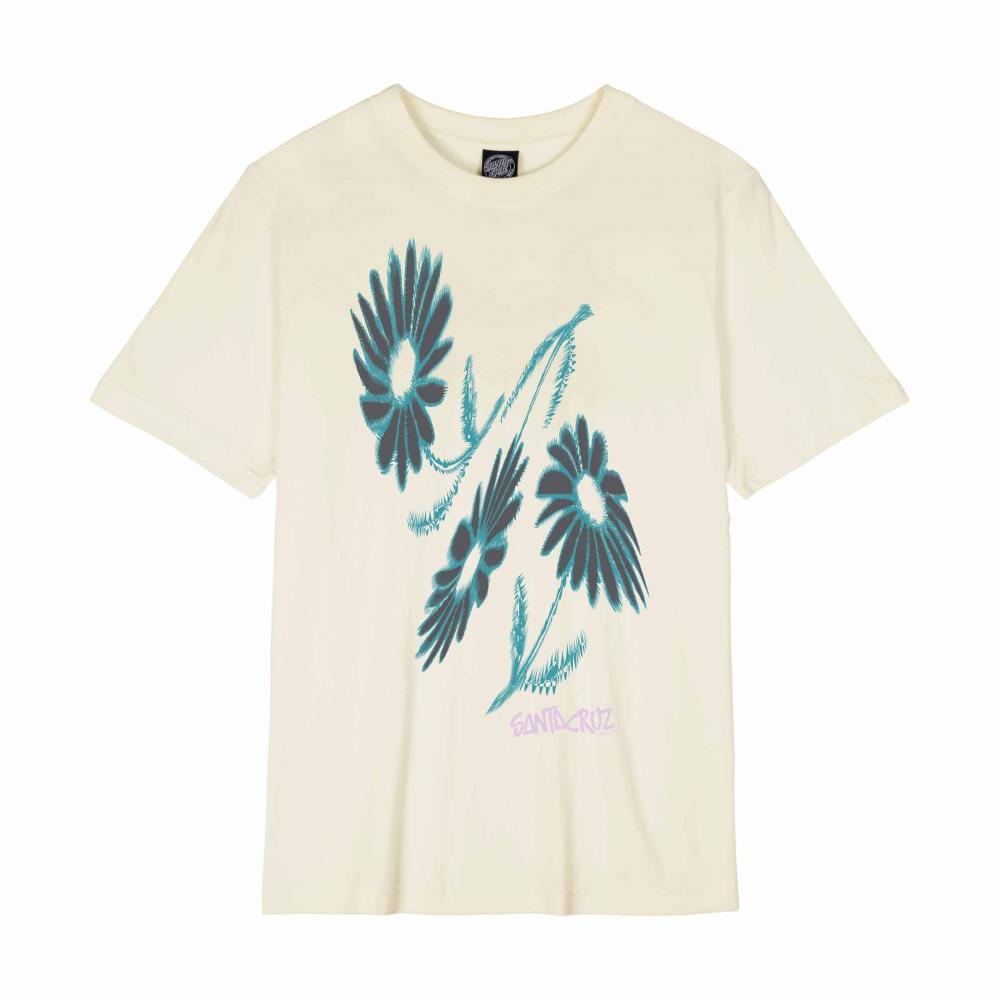 Tee-shirt femme Santa Cruz Dizzy Daisy Front Unbleached Cotton
