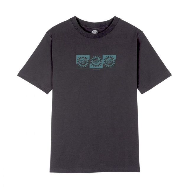 Tee-shirt femme Santa Cruz Sun Up Front Black Wash